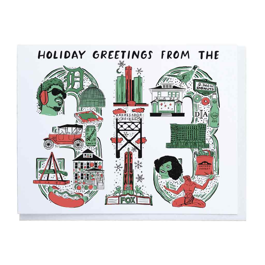 Illustrated 313 Holiday Card
