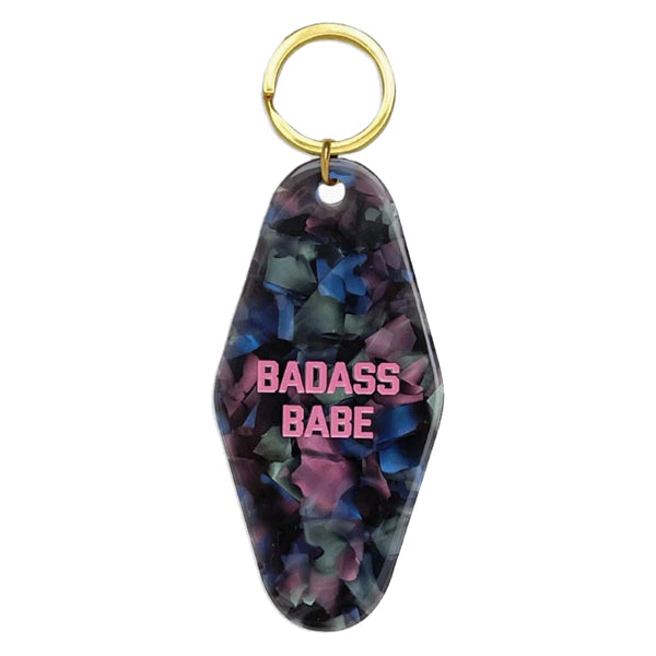 Badass Babe Motel Keytag