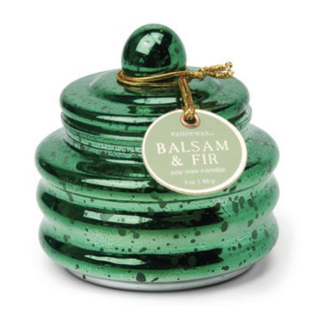 Holiday Beam Glass Candle -  3oz
