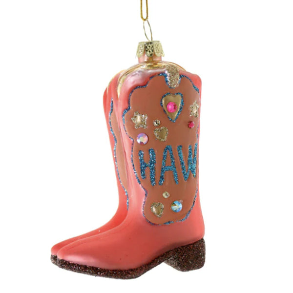 Yee Haw Boot Ornament