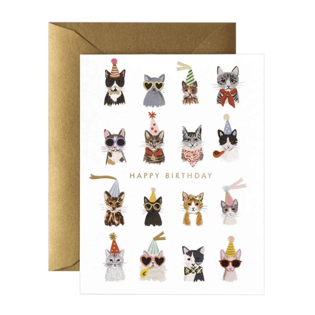 Cool Cats Birthday Card