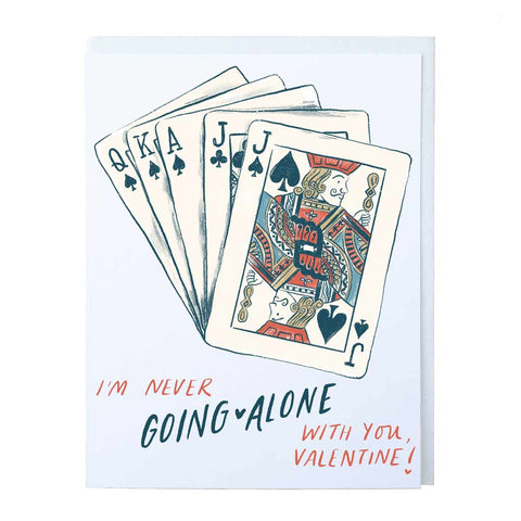 Euchre Valentine Card