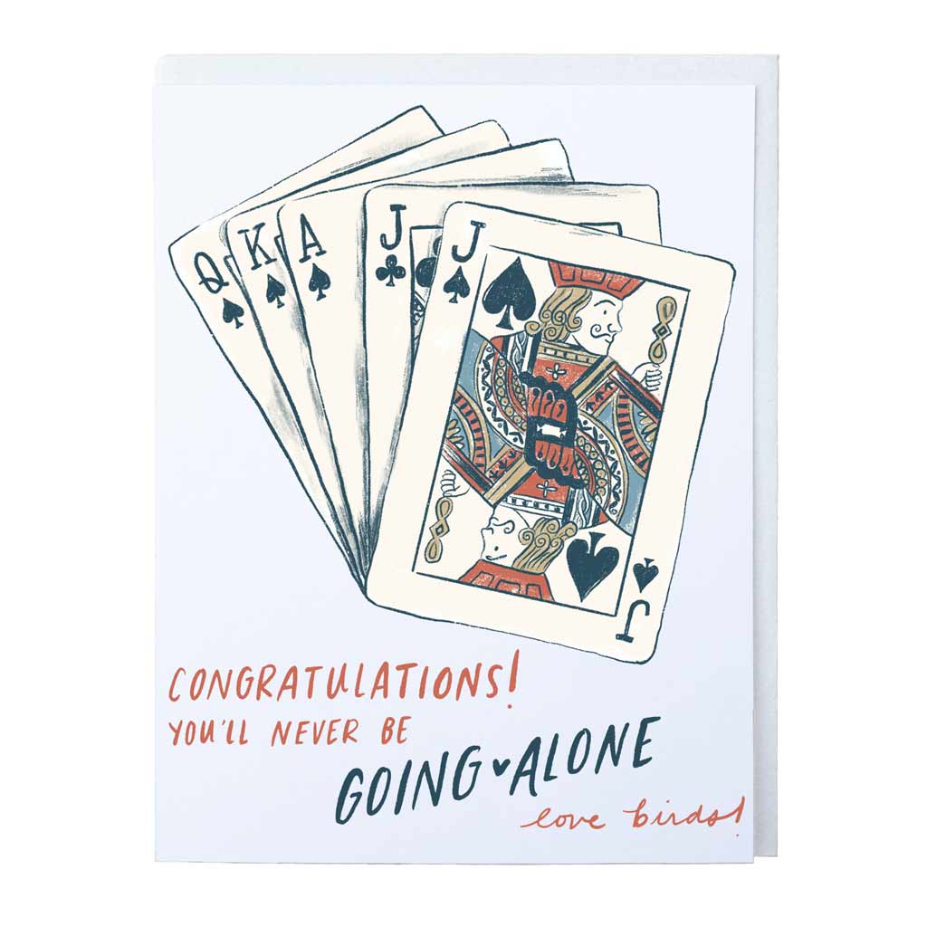 Euchre Wedding Card