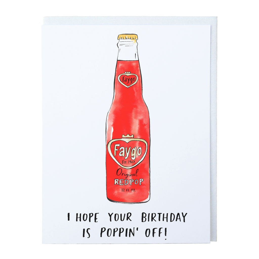 Hope Your Birthday is Poppin' Card