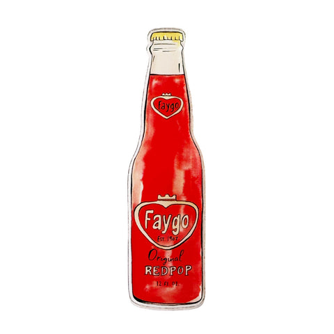 Faygo Red Pop Cut-Out Magnet