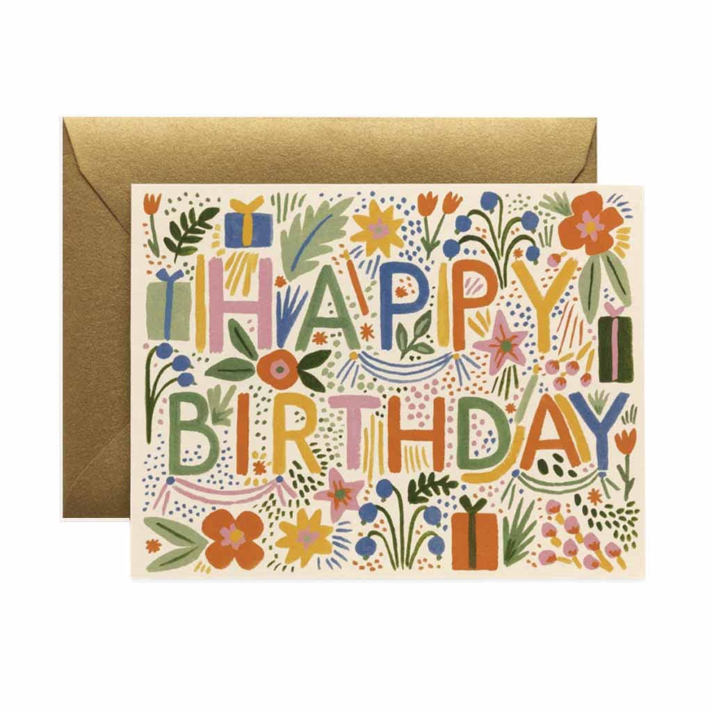 Rifle Fiesta Birthday Card