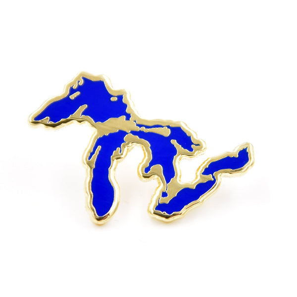 Michigan-Themed Enamel Pins