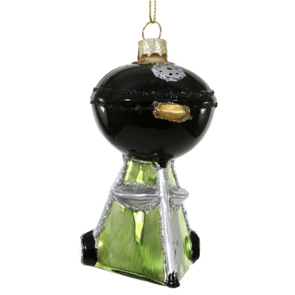 Backyard Grill Black Ornament