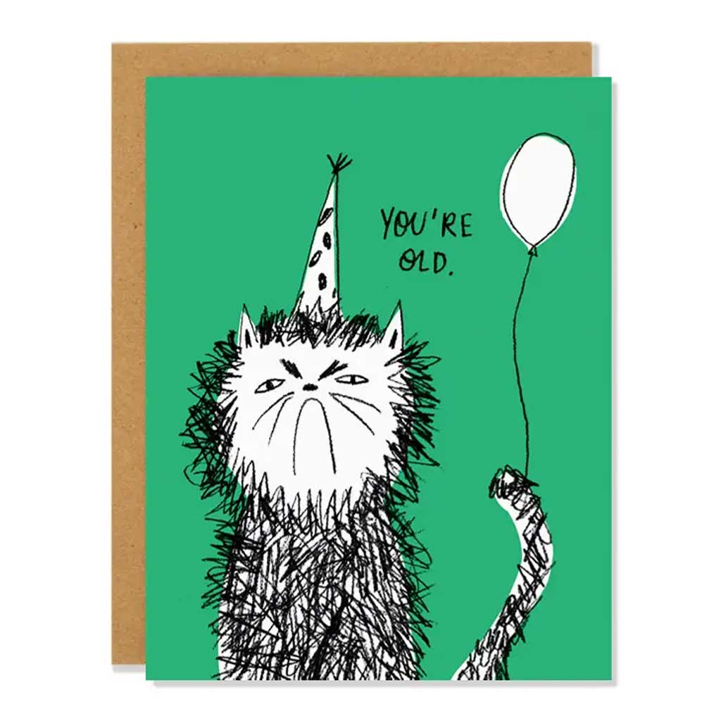 Snitty Kitty Birthday Card