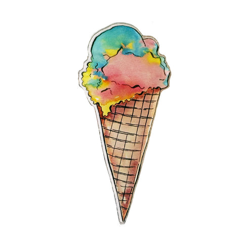 Superman Ice Cream Cut-Out Magnet