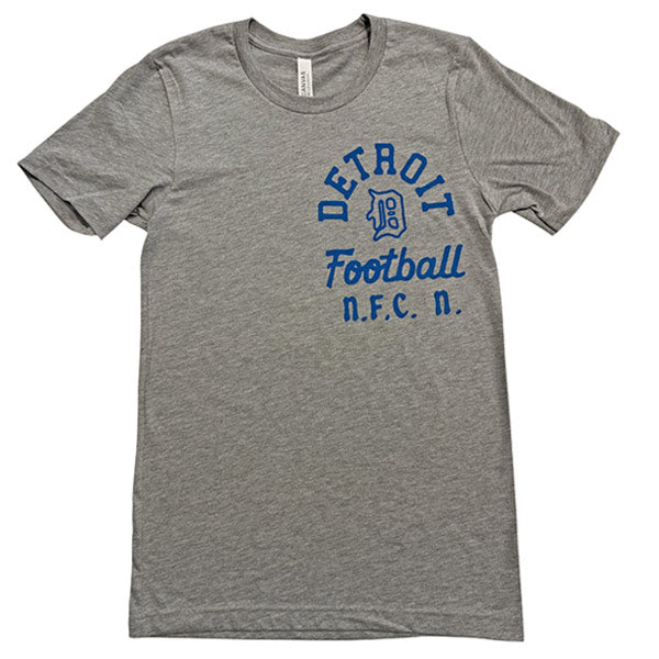 Detroit Football Local Pride T-Shirt Grey