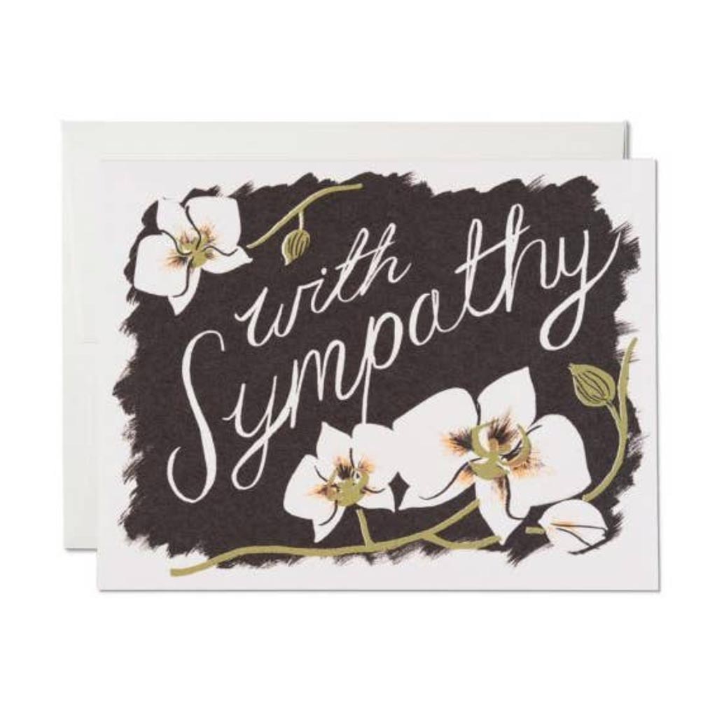 Sympathy Orchids Card