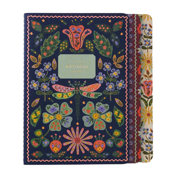 Stitched Notebooks Set of 3