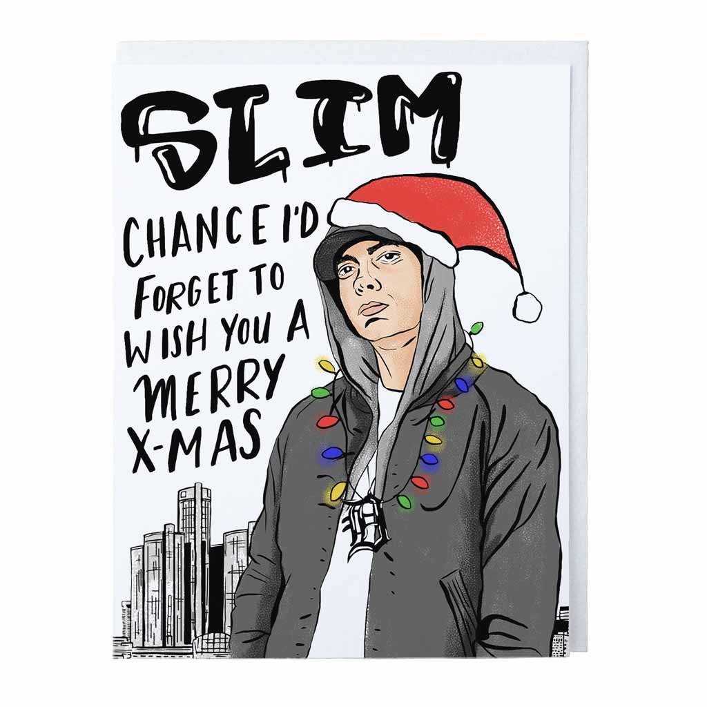 Slim Chance Eminem X-mas Card