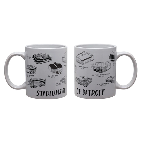 Stadiums of Detroit Mug