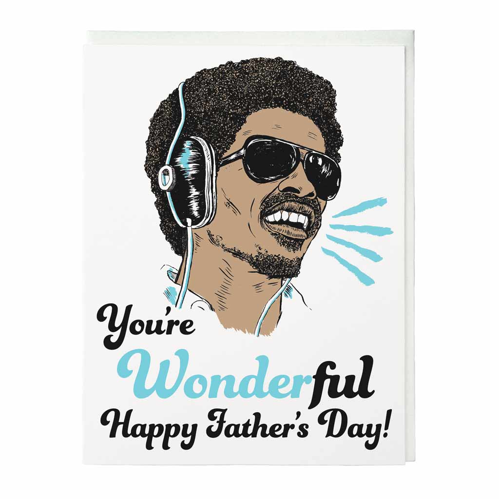 Stevie Wonder Father's Day Card