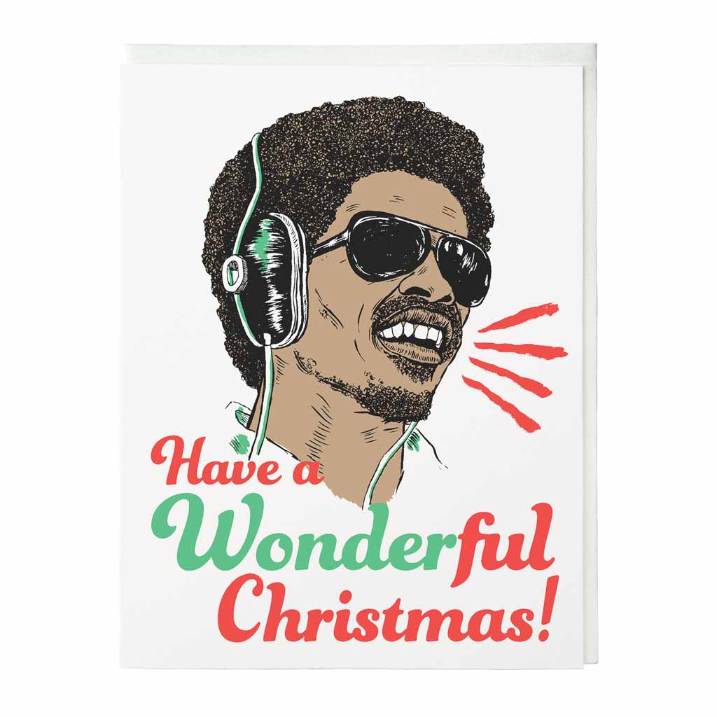 Have a Wonder-ful Christmas! Stevie Silkscreened Card