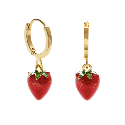 Summer Strawberry Earrings