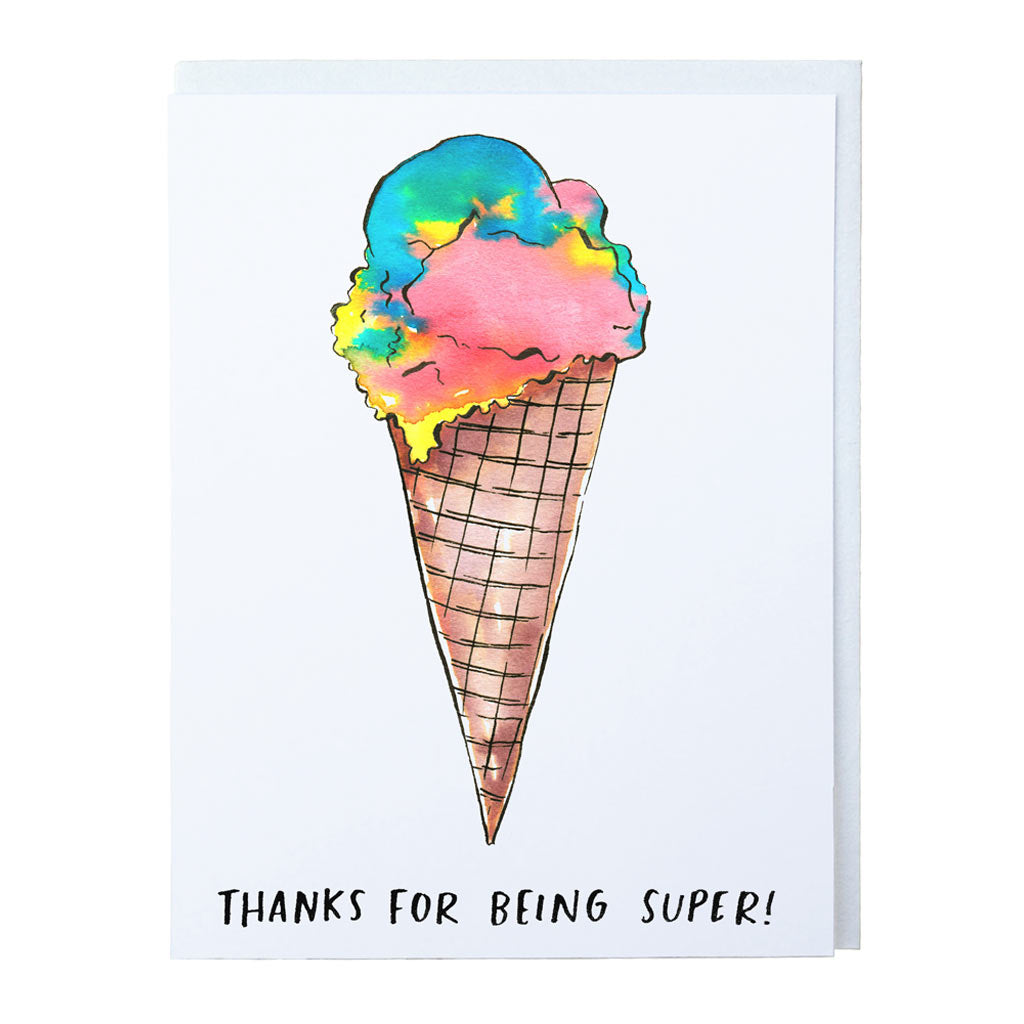 Thanks for Being Super Card