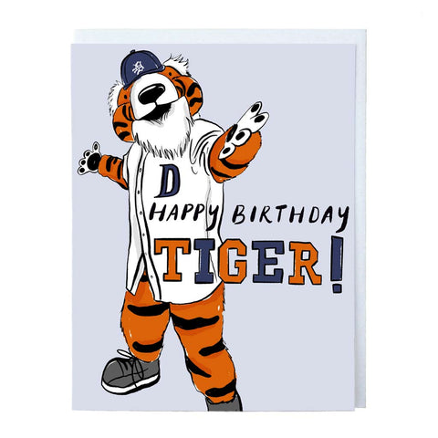 Tigers Birthday Card
