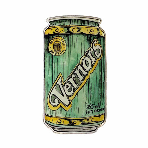 Vernor's Cut-Out Magnet