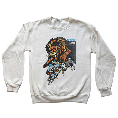 Detroit Watercolor Lions Crewneck