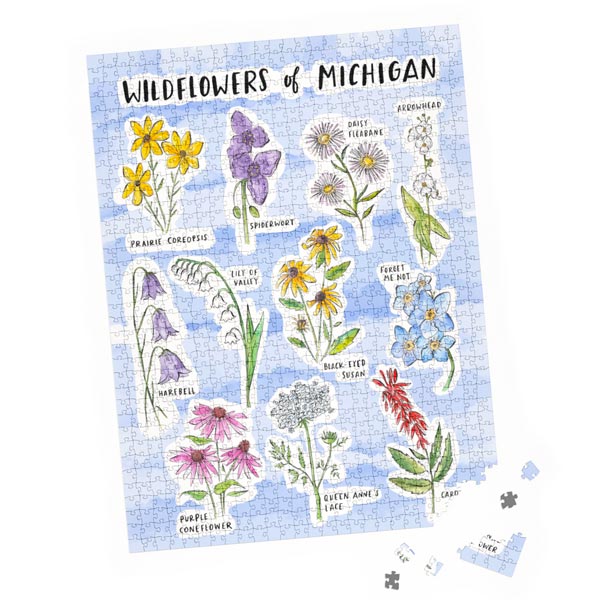 Wildflowers of Michigan Puzzle
