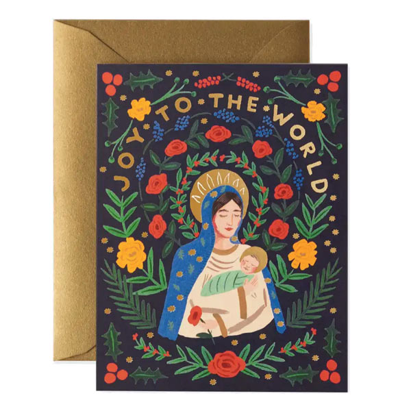 Madonna and Child Card