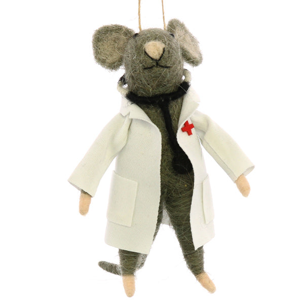 Doctor Mouse Ornament