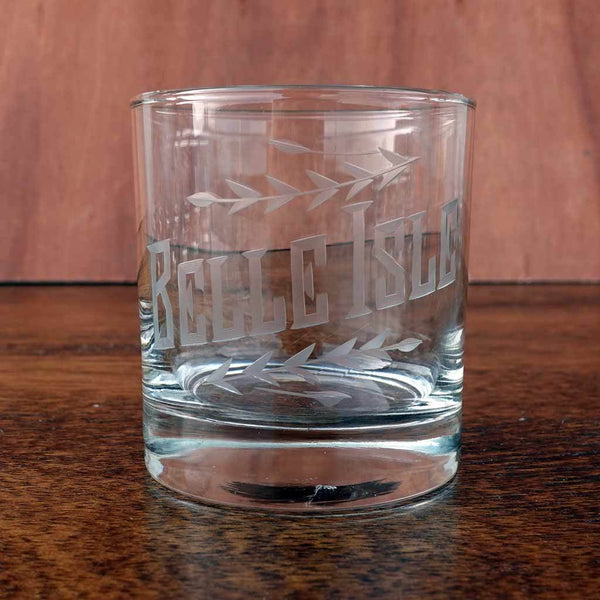 Detroit Neighborhood Rocks Glass - City Bird