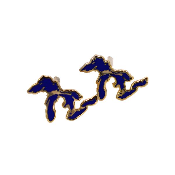 Great Lakes Cloisonne Cuff Links - City Bird