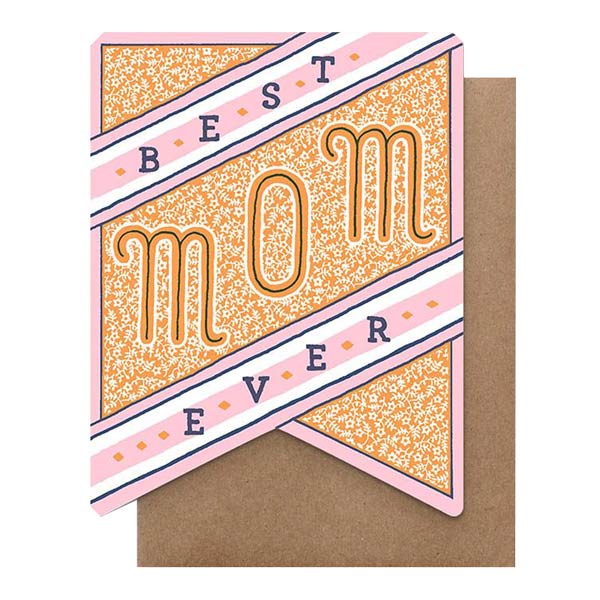 Best Mom Ever Banner Card - City Bird