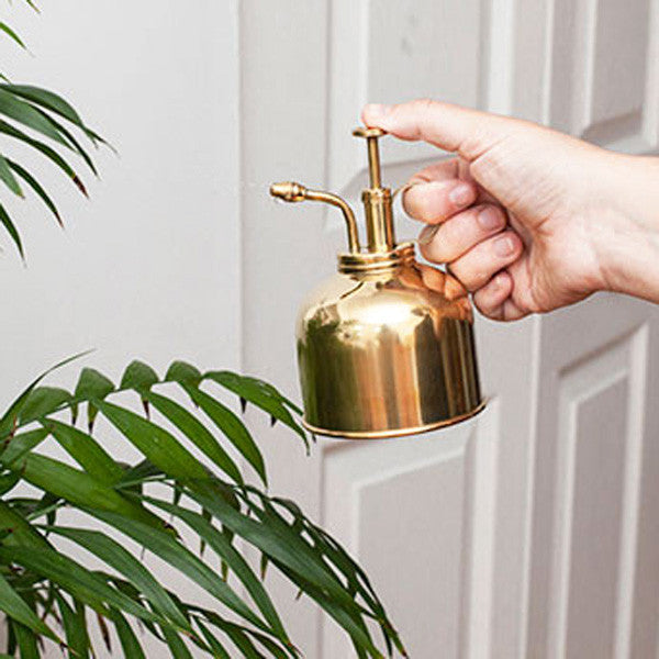 brass succulent mister Plant Mister Brass