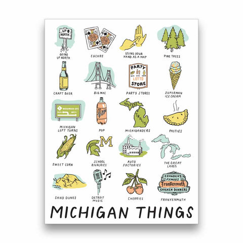 Michigan Things Sticker - City Bird 