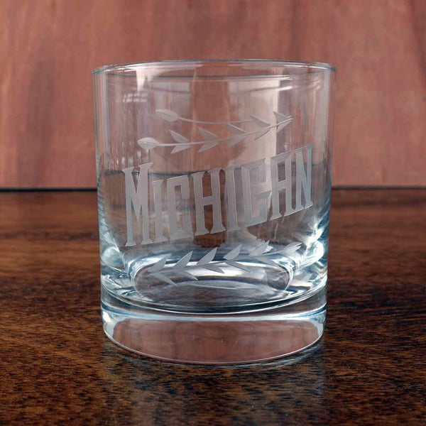 Detroit Neighborhood Rocks Glass - City Bird