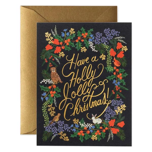 Holly Jolly Christmas Card