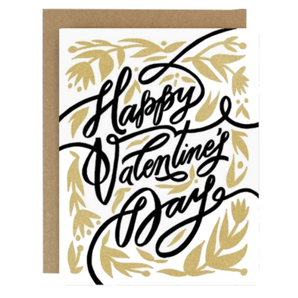 Valentine's Day Foliage Card
