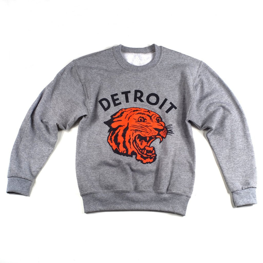 Detroit Neo-Tiger Toddler Crewneck Sweatshirt - City Bird