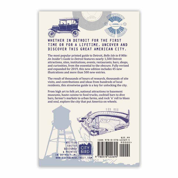 Belle Isle to 8 Mile: An Insider's Guide to Detroit - Second Edition - City Bird