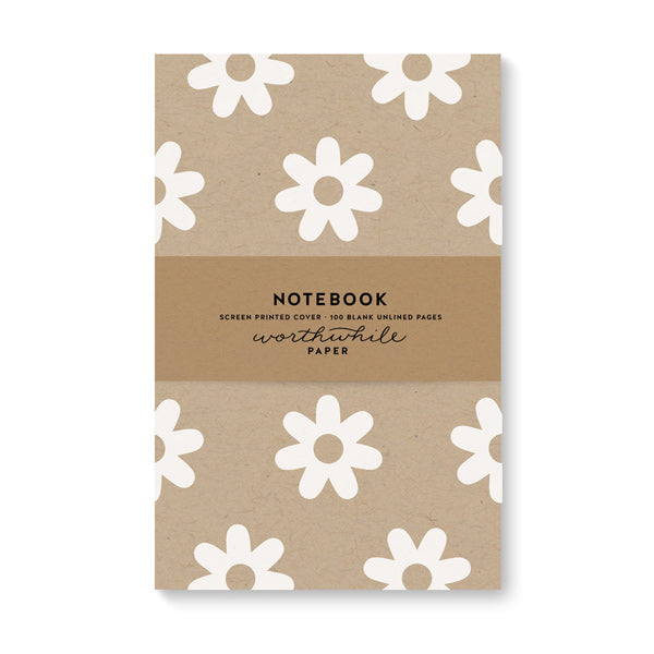 Daisy Pattern Notebook