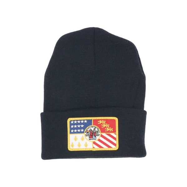 Detroit Flag Patch Knit Beanie - City Bird