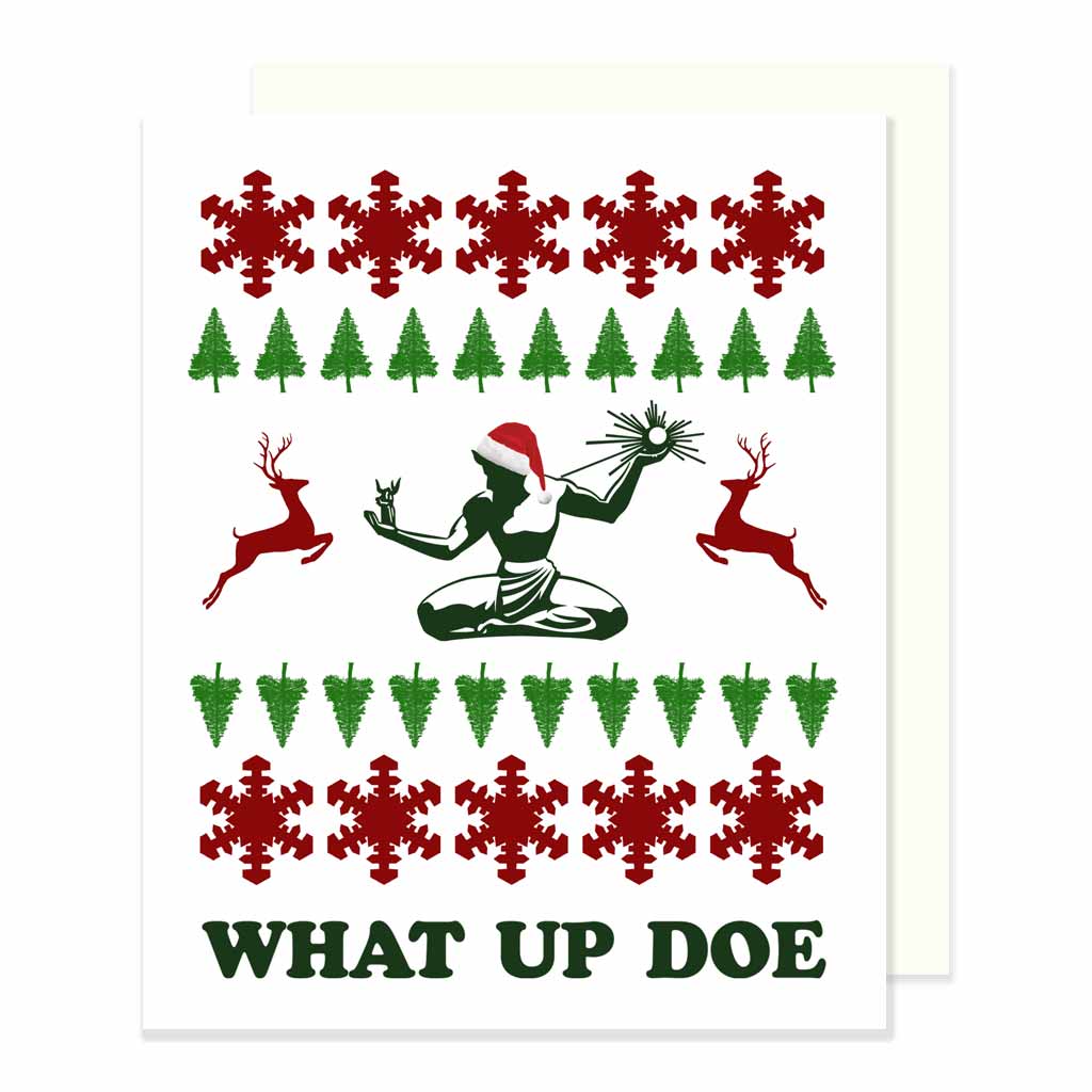 What Up Doe Holiday Card