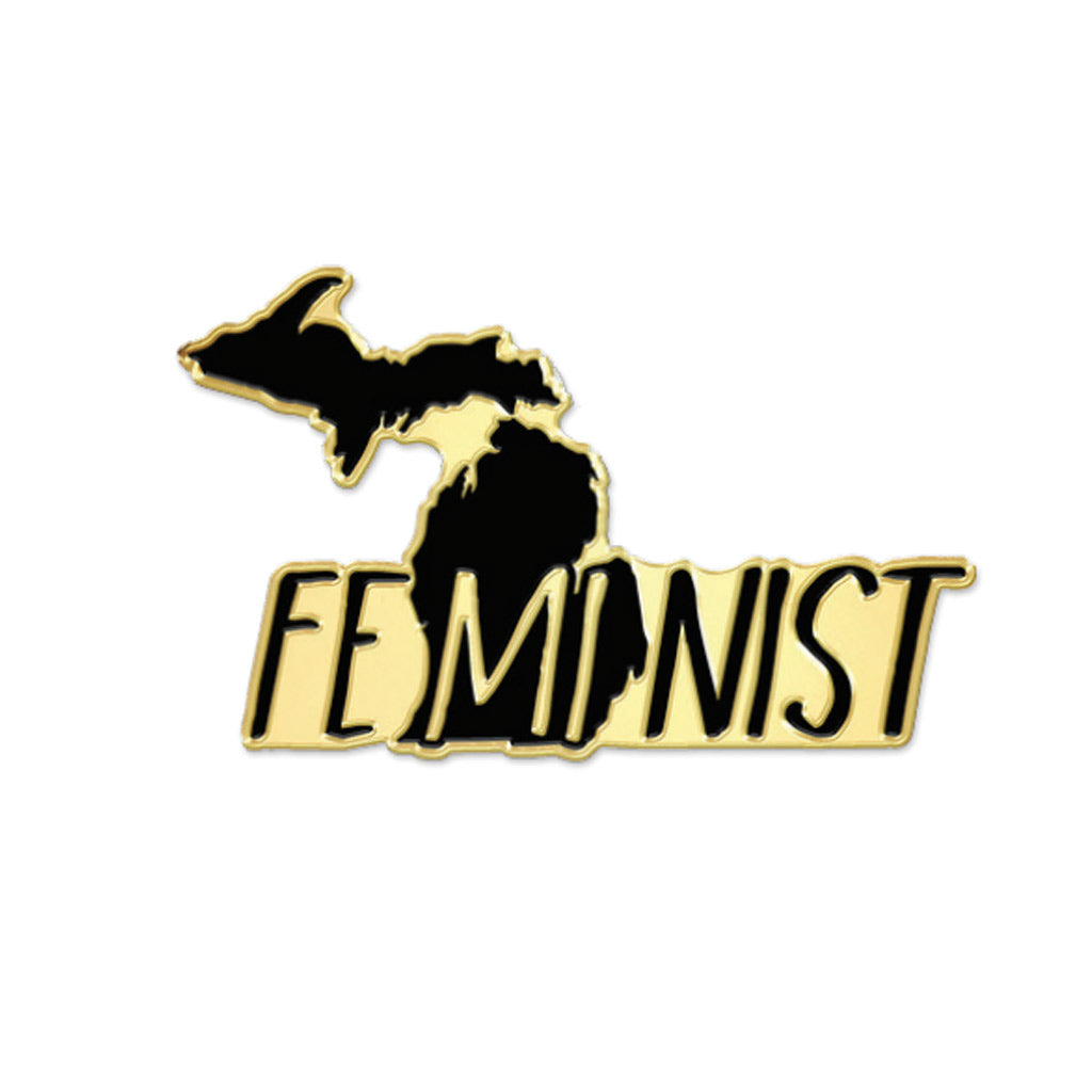 Michigan FeMInist Enamel Pin