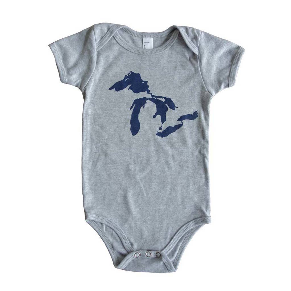 Great Lakes Heather Onesie - City Bird