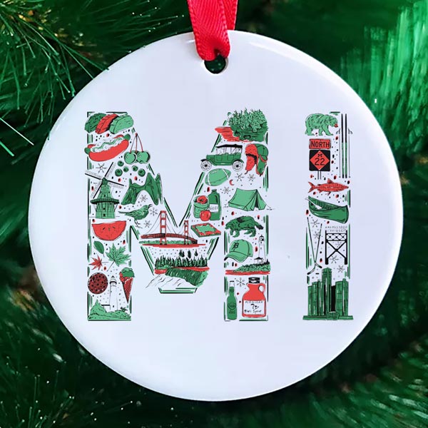 Ceramic Local Love Ornaments