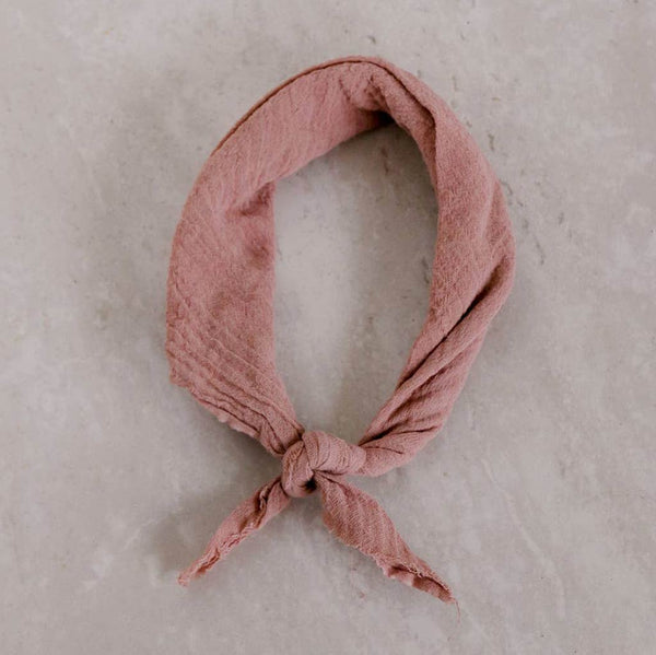 Naturally Dyed Cotton Gauze Bandanas - City Bird 