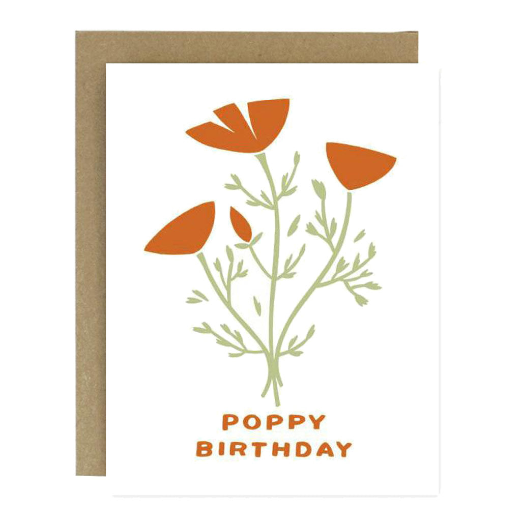 Poppy Bday Card - City Bird