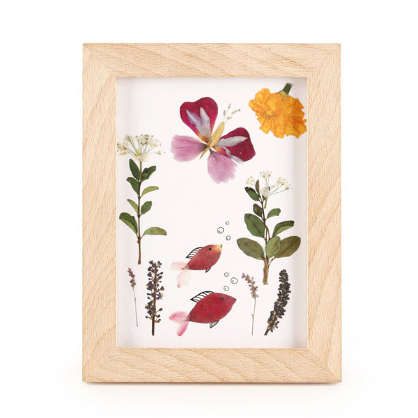 Huckleberry Pressed Flower Frame – City Bird