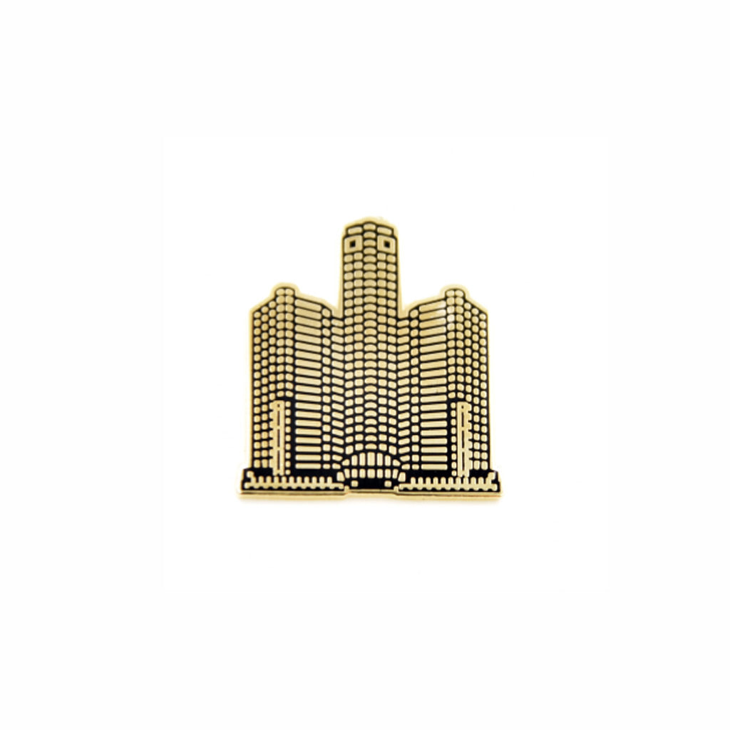 Renaissance Center Enamel Pin - City Bird 