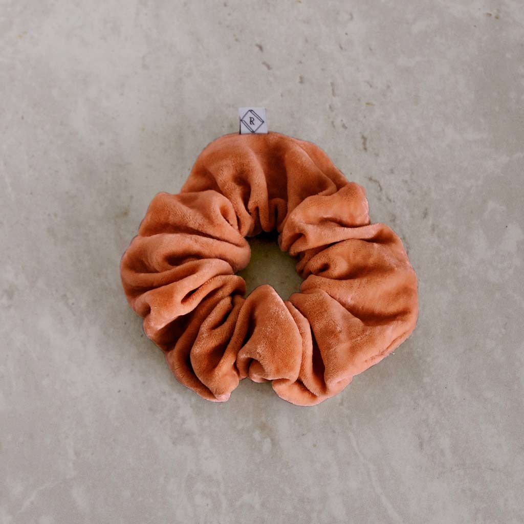 Naturally Dyed Velvet Scrunchie